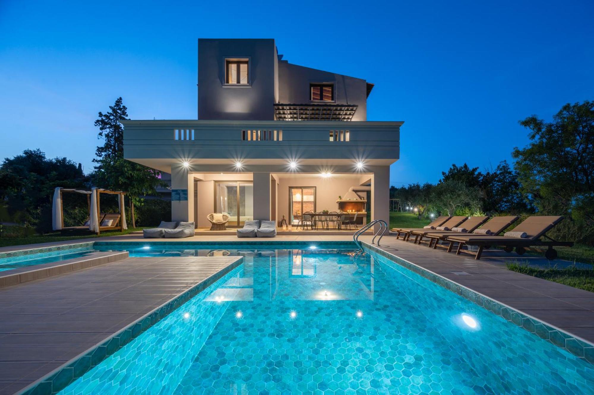 Olvini Villa Galatas  Bagian luar foto